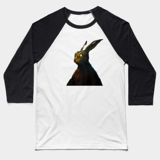 Horrified Rabbit Baseball T-Shirt